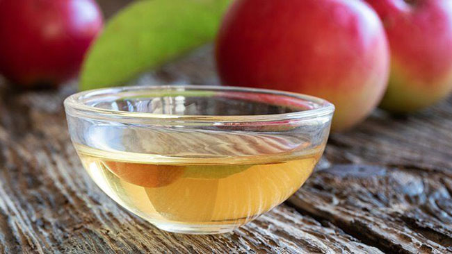 colher de vinagre de maçã