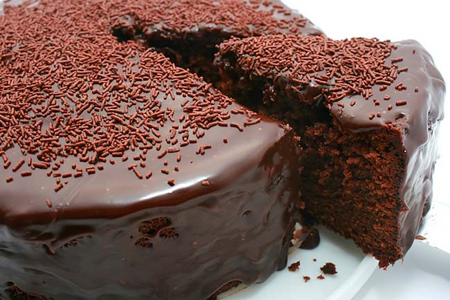 receitas de bolo de chocolate de microondas