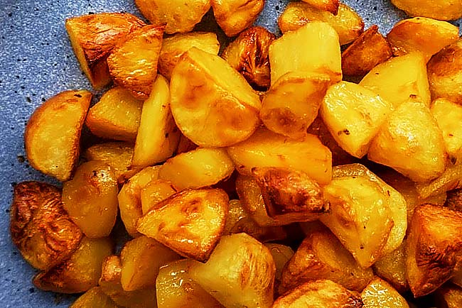Batatas assadas