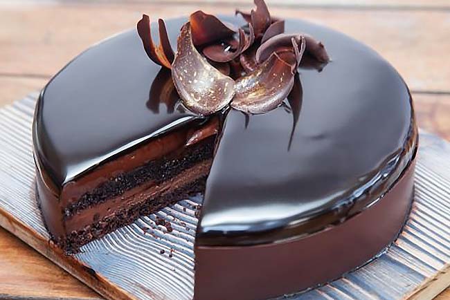 de bolo de chocolate