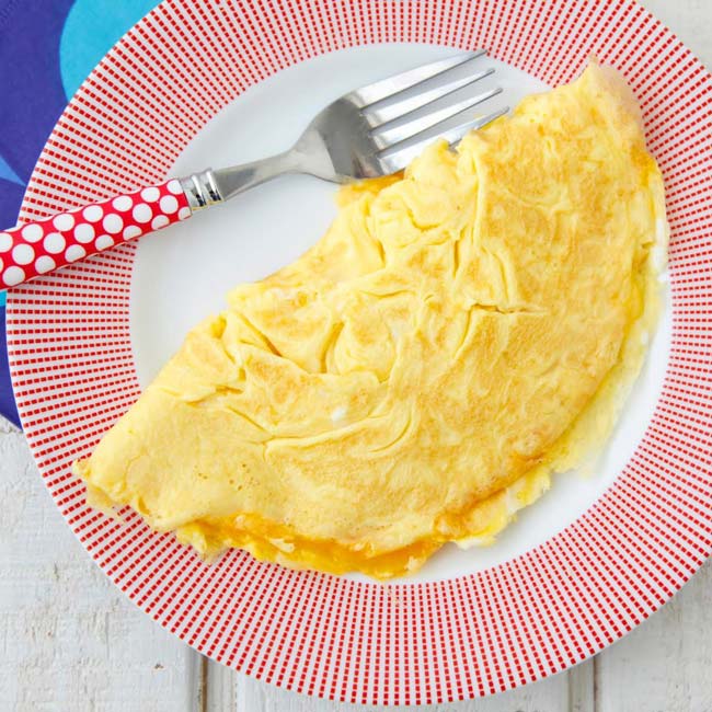fazer omelete rápida e fácil