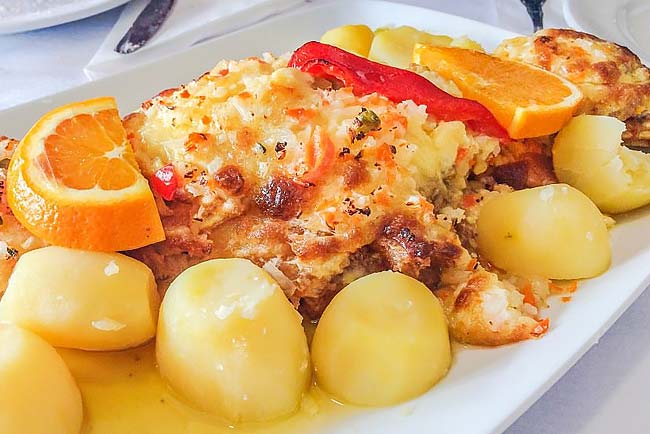 bacalhau assado no forno com maionese