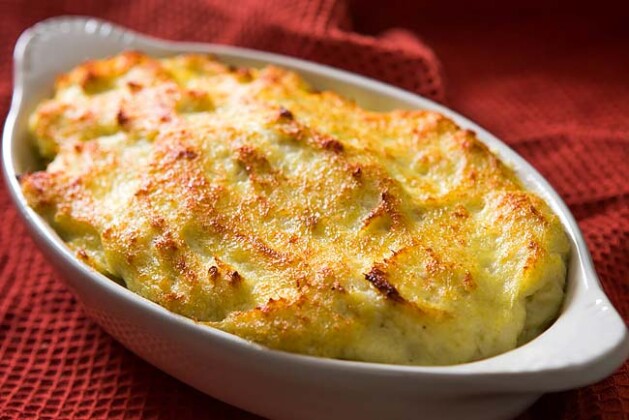 Bacalhau Gratinado no forno que nunca sobra