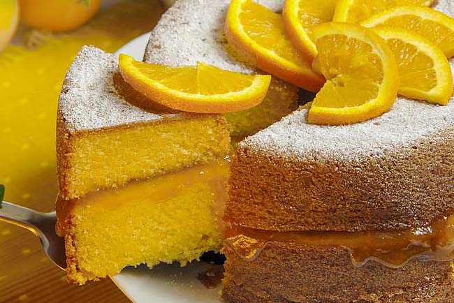 Bolo de laranja húmido e super fofo Bolo de laranja húmido e super fofo