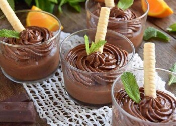 Mousse de Chocolate receita caseira