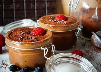 mousse de chocolate simples