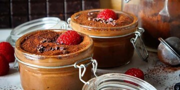 mousse de chocolate simples