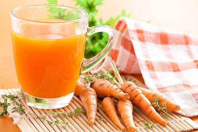 Sumo de cenoura e gengibre: conheça os super efeitos Sumo de cenoura e gengibre