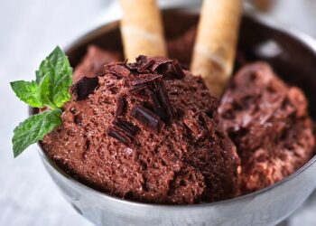 mousse de chocolate saudável