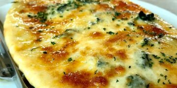 bacalhau gratinado com espinafres