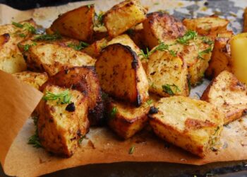 batatas assadas com cerveja