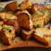 batatas assadas com cerveja