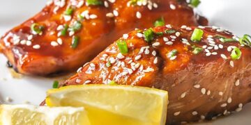 Salmão Teriyaki