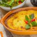Bacalhau gratinado com puré de batata