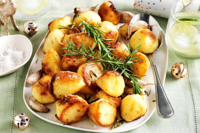 Batatas assadas simples