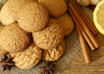 bolachas de limão e canela