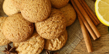 bolachas de limão e canela