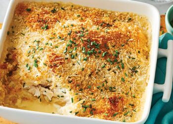 bacalhau gratinado com maionese