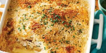 bacalhau gratinado com maionese