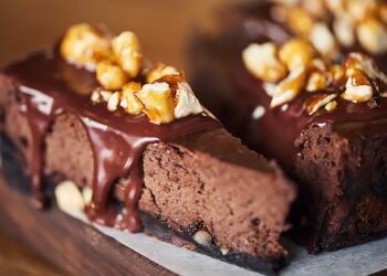 O melhor bolo de chocolate com nozes