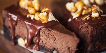 O melhor bolo de chocolate com nozes