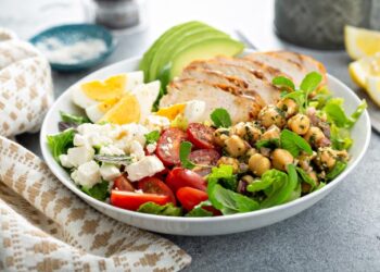 Salada de grão-de-bico