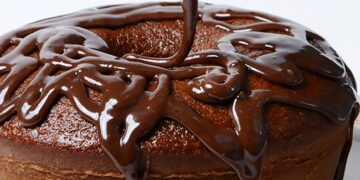 bolo de chocolate fofo