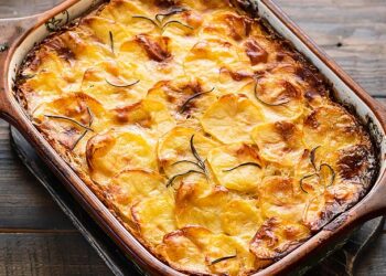 Bacalhau gratinado com queijo