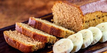 bolo de banana com canela de liquidificador