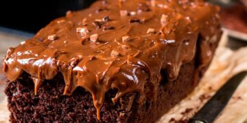 bolo de chocolate no liquidificador