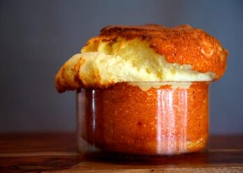 suflê de queijo