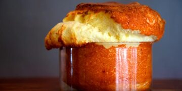 suflê de queijo