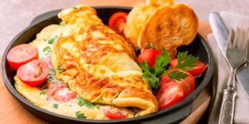 omelete de frango