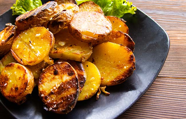 Batatas assadas da vovó. Nunca sobram! Batatas assadas da vovó