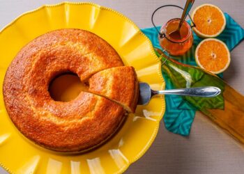bolo de laranja de liquidificador