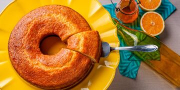 bolo de laranja de liquidificador
