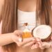 usar óleo de coco e ter um cabelo