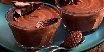 mousse de chocolate tradicional portuguesa