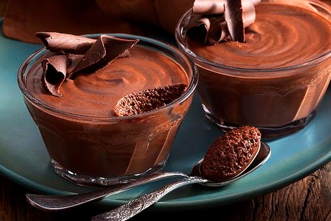 mousse de chocolate tradicional portuguesa