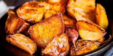batatas assadas com paprica