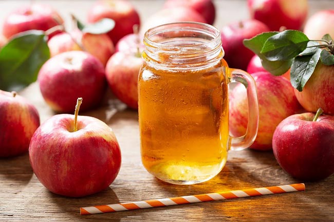 Use vinagre de maçã