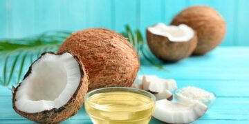 óleo de coco virgem na pele