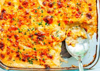 Bacalhau cremoso gratinado