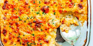 Bacalhau cremoso gratinado