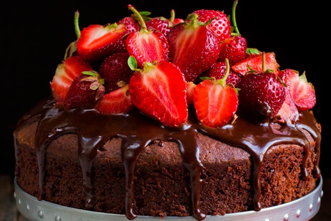 Bolo de chocolate irresistível