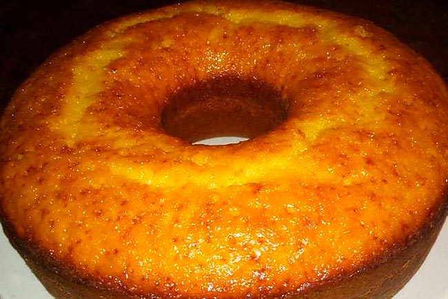 Bolo de iogurte da avó Palmira muito fofo e húmido