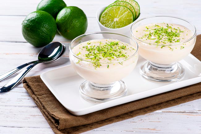 Mousse de Lima e Coco