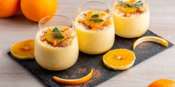 mousse de laranja