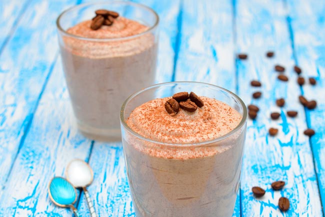 Receita de mousse de café