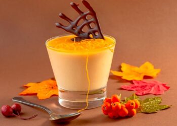 mousse de laranja cremosa
